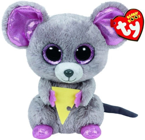 BEANIE BOOS REGULAR SQUEAKER - MOUSE W/ CHEESE