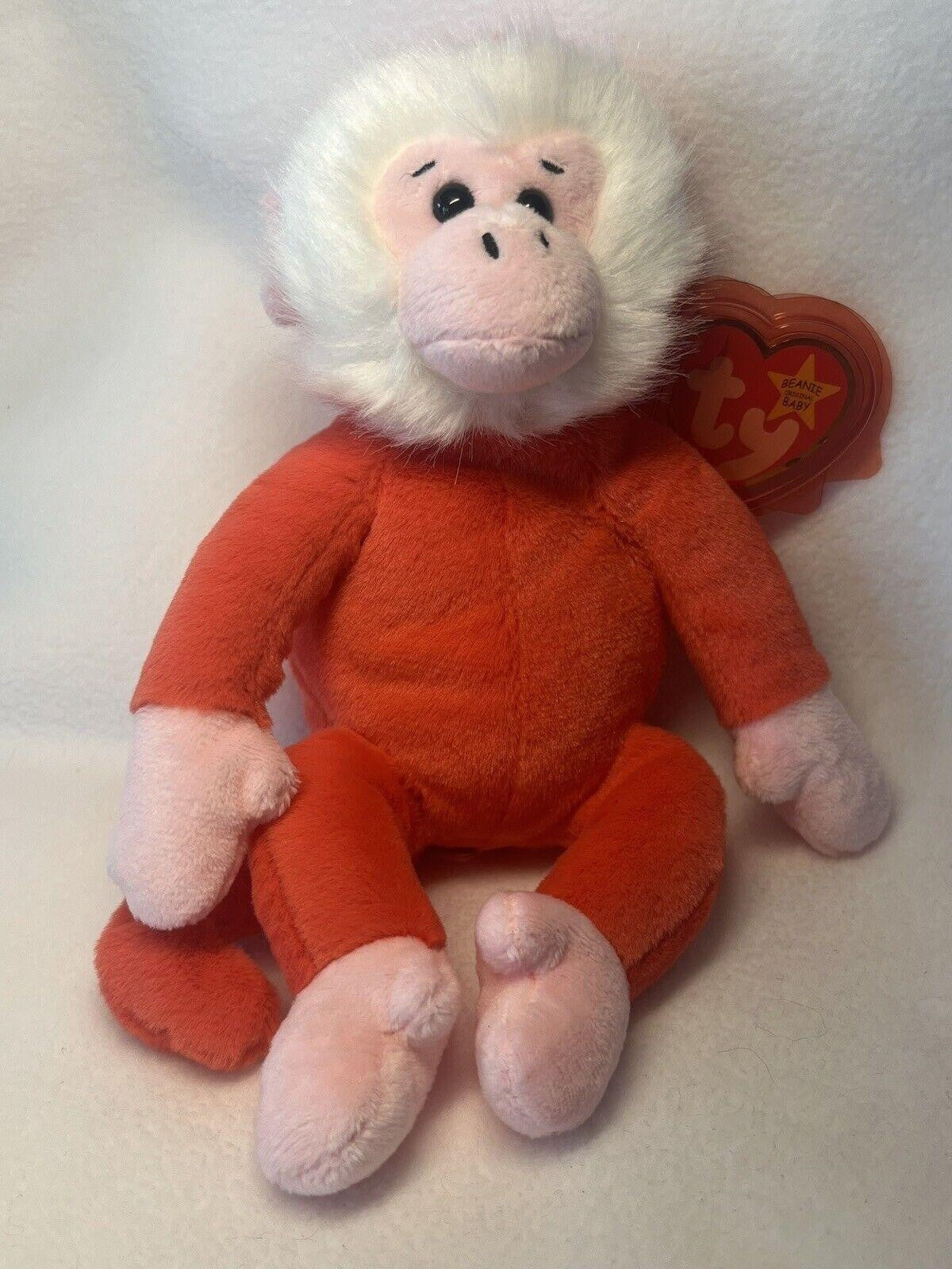 Ty Beanie Baby - Foster the Monkey – 30th Anniversary - Stuffed Animal