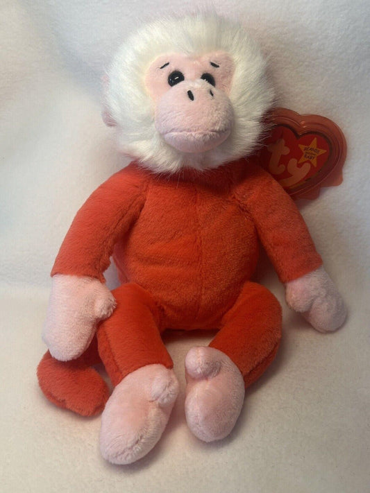 Ty Beanie Baby - Foster the Monkey – 30th Anniversary - Stuffed Animal