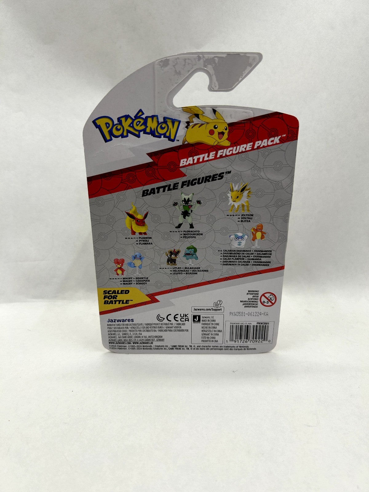 Pokemon Battle Figure 2 Pack assorted (Magby & Squirtle #5) W19 Figure
