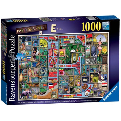 Ravensburger Awesome Alphabet 'E' 1000pc Jigsaw Puzzle