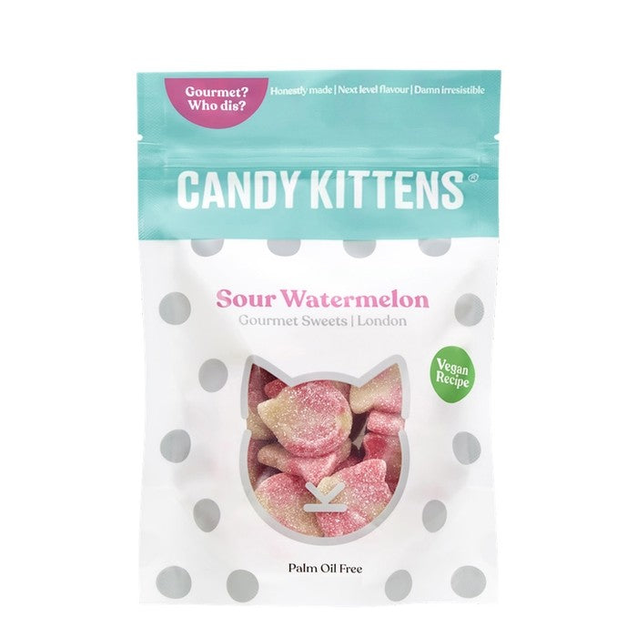 Candy Kittens Candy Kittens Sour Watermelon Vegan Sweets 140g