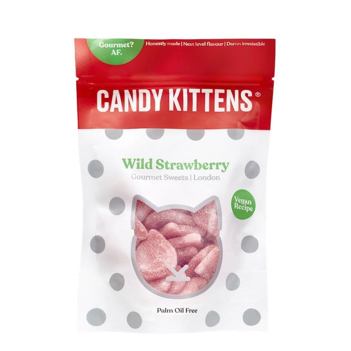 Candy Kittens Candy Kittens Wild Strawberry Vegan Sweets 140g