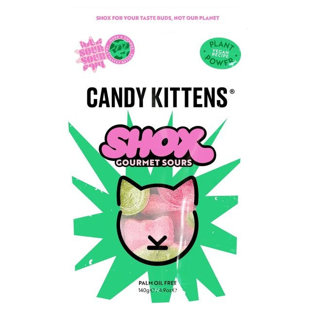 Candy Kittens Candy Kittens Sour Shox Vegan Sweets 140g