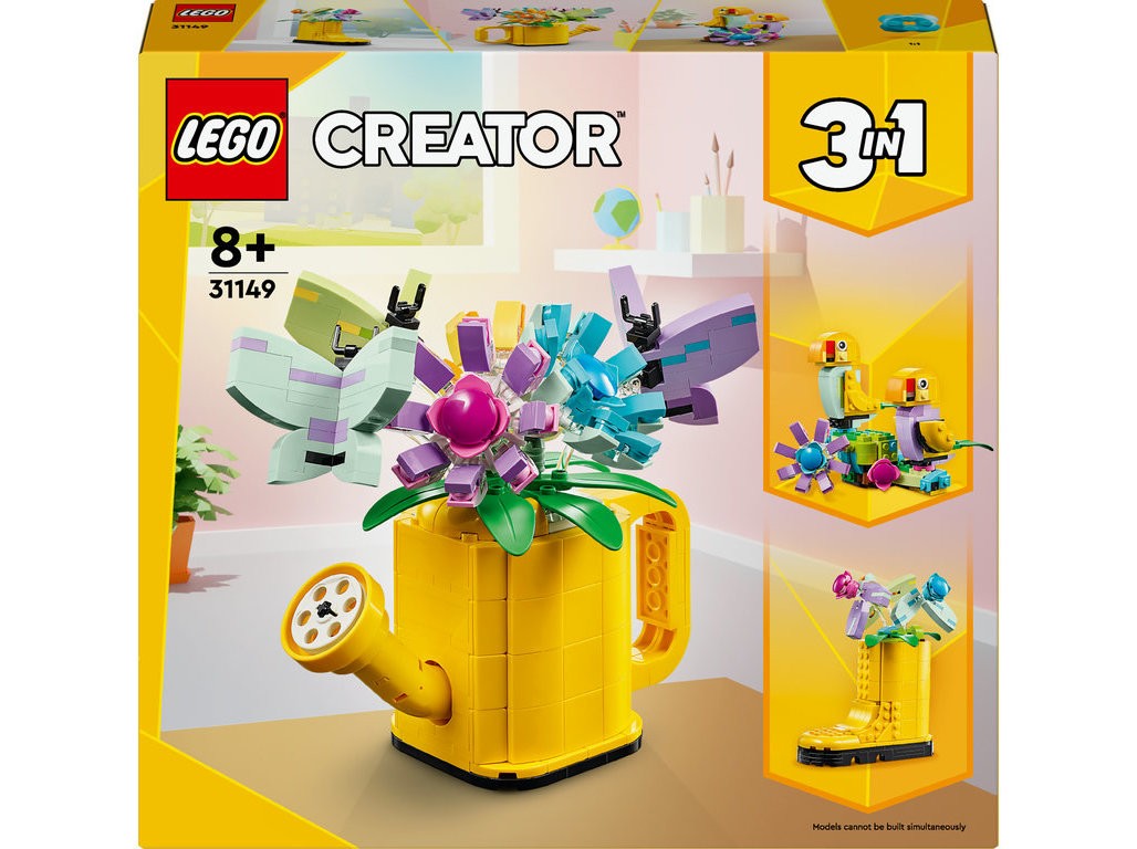 Flowers in Watering Can LEGO Creator 3in1 