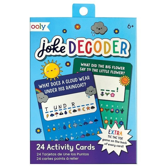 Joke Decoder Activity Cards  - Brainteasers for Ages 6 to 11 - Fat Brain Toys