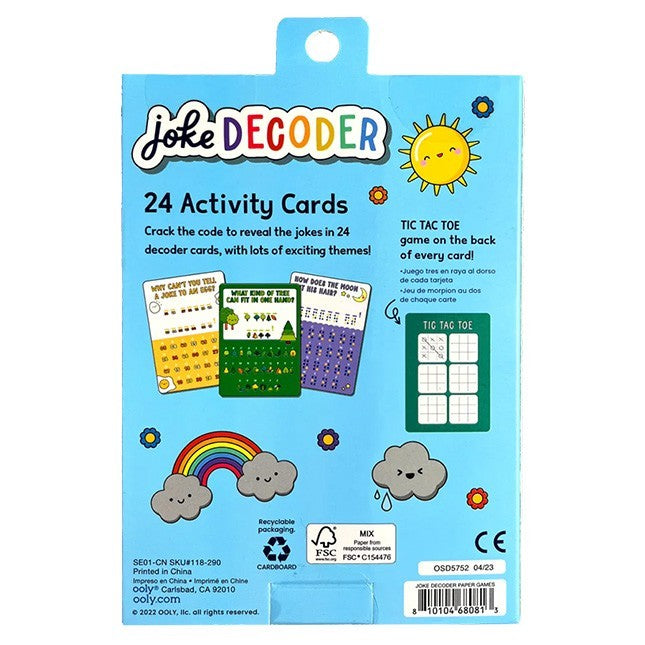 Joke Decoder Activity Cards  - Brainteasers for Ages 6 to 11 - Fat Brain Toys